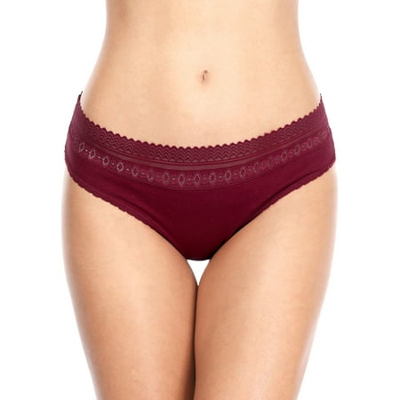 Charmo Women's Cotton Soft Underwear Stretch Hipster Assorted Solid Panties 4