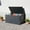 Dark Gray-2, variant on POWANLI 120 Gallon Large Resin Deck Box,Outdoor Garden Waterproof Storage Box, Throw Pillows, Garden Tools and Pool-Supplies, Lockable (Dark Gray)