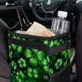 thumbnail image 6 of Saint Patrick's Day Foldable Car Trash Bin with Lid, Leak-Proof Mini Trash Can, Hanging Storage Bag for Car, 6 of 6