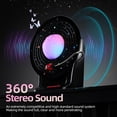 thumbnail image 4 of Altavoz Bluetooth con Luz , Lámpara Lunar, Barra de Sonido con Luz de Luna Ambiental Colorida Retro, Reproductor de Música Estéreo Inalámbrico X7-B, 4 of 5