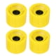 thumbnail image 2 of Juego de 4 ruedas de monopatín y longboard de 70 mm 82a, ruedas Cruiser Street (7 Amarillo Sharpla Ruedas de longboard, 2 of 8