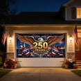 thumbnail image 5 of American Flag Garage Door Banner 6x13FT,Bald Eagle USA Flag Garage Door Cover,Large Outdoor Patriotic Decoration Backdrop for Double Garage Doors,Independence Day,Memorial Day & Veterans Day Decor, 5 of 8