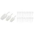 thumbnail image 1 of 3 Pcs Pallet Ice Scraper Shape Plastic Scoop - Transparent & ​20 Pcs Coffee Scoops/Tablespoon Plastic Measuring Spoons, 1 of 5