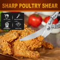 thumbnail image 2 of Kitchen Scissors, Kitchen Shears, Poultry Shears Heavy Duty, Kitchen Scissors for Food, Turkey, Chicken, Thanksgiving, Christmas Day, 2 of 7