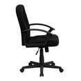 thumbnail image 2 of Pemberly Row Contemporary Mid Back Office Chair with Nylon Arms in Black, 2 of 6