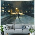 thumbnail image 4 of Orinice Night Street Tapestry Wall Hanging Unique Style Graphic Tapestries Home Wall Decor Art for Living Room Bedroom Apartment Farmhouse Dorm 40x60inch, 4 of 6