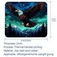 thumbnail image 5 of Eagle Mousepad 8.3x9.8 Inch Square Non-Slip Rubber Bottom Printed Desk Mat - Suitable for Office and Gaming, 5 of 6
