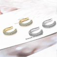 thumbnail image 2 of Fixura Ear Clips, Pierceless Ear Cuff, Thin Chunky Ear Cuffs Non Piercing, 2 of 5