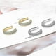 thumbnail image 2 of Fixura Ear Clips, Pierceless Ear Cuff, Thin Chunky Ear Cuffs Non Piercing, 2 of 5
