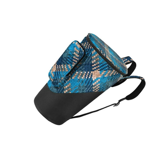 QualitChoice Sac Tambour Portable Djembe Pochette de Rangement 12 Pouces Extérieur pour Forêt Maison Bleu