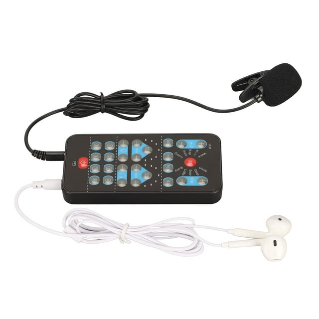 Disfrazador de voz multifuncional, cambiador de voz portátil ABS Mini cambiador de voz máquina de efectos de sonido funcionalidad inteligente