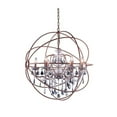 thumbnail image 1 of Elegant Lighting Geneva 32" 6 Light Royal Crystal Pendant Lamp, 1 of 1
