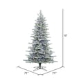 thumbnail image 3 of Vickerman 10' Frosted Eastern Fraser Fir Artificial Christmas Tree, Multi-colored Dura-Lit LED lights, 3 of 5