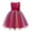 Rose Red, variant on AoDai Flower Girls Sequin Dress Rainbow Tutu Birthday Party Princess Dress Pageant Gown for Age 3-10 Years Old