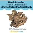 thumbnail image 4 of HotSpot Pets Beef Lung Dog Chews - All Natural Dehydrated Treats with Glucosamine & Chondroitin - 1LB, 4 of 8