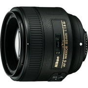 Nikon AF-S NIKKOR 85mm f/1.8G Lens - Black