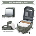 thumbnail image 6 of Large Travel Backpack for Women Men Airplane Approved, Carry on Backpack for Men Personal Item Travel Bag Carry on Flight, Waterproof Laptop Backpack Casual Daypack for Hiking with Shoes Compartment, 6 of 10
