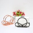 thumbnail image 3 of Nordic Upright Napkin Holder, Circle Napkin Tabletop Tissue Dispenser for Kitchen Countertops Dining Table, Rose Gold, 3 of 7
