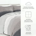 thumbnail image 5 of Noble Linens 2-Piece Gray Ombre Print Comforter Set, Twin/TwinXL, 5 of 9