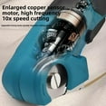 thumbnail image 3 of Cordless Electric Scissors, Rechargeable Carpet Cardboard Cutter Tool Safety Lock Switch  for Carpet US Plug,EU Plug, 3 of 7