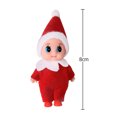 thumbnail image 3 of Muñeco De Elfos De Peluche Muñecos de duendes para bebés de Navidad Mini muñeco de elfo de fieltro de PVC para decoración de fiesta en casa Sywqhk libre de BPA, 3 of 8