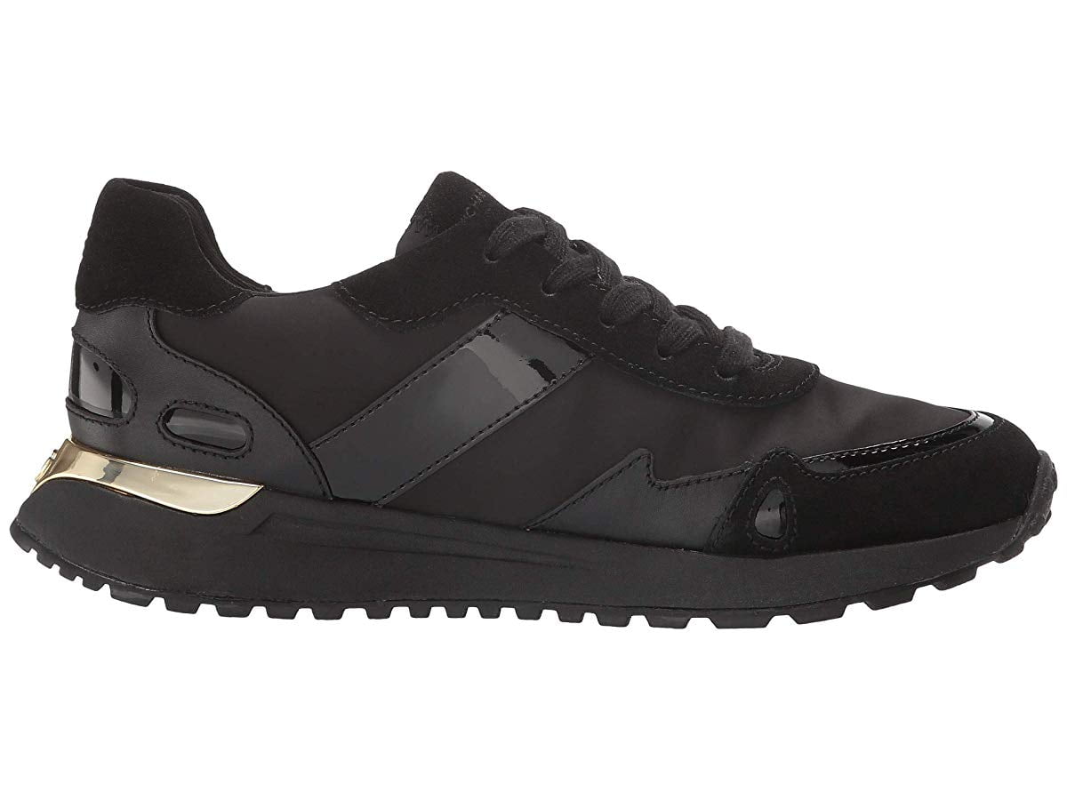 monroe leather and mesh trainer