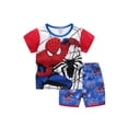 thumbnail image 1 of Conjunto de pijama youenyou Spider-Man para niños, 100% algodón, 6 años, 1 of 7