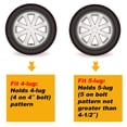 thumbnail image 2 of MAXXHAUL 50214 Porte-Pneu de Rechange pour Pneus de Remorque Utilitaire, 2 of 4