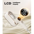 thumbnail image 3 of Travel Steamer Iron for Clothes, 1200W Portable Handheld Steamer Iron 4Mode with LCD Display 10s Fast Heating 180° Swivel Handle Powerful Wrinkle Remover, Garment Steamer for Home, Dorm, 3 of 9