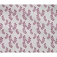 thumbnail image 4 of oneOone Cotton Flex Dark Magenta Fabric Leaves Craft Projects Decor Fabric Printed By The Yard 40 Inch Wide, 4 of 4
