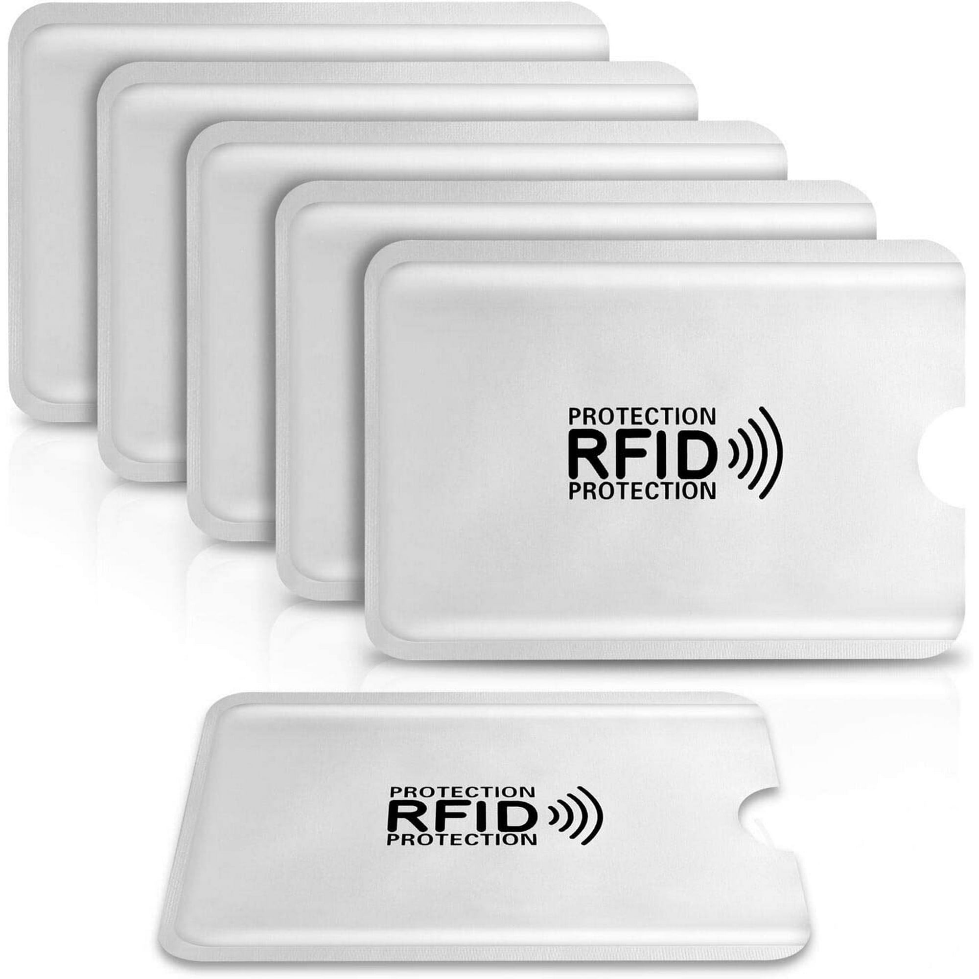 Etui Portefeuille Protecteur de Carte Anti RFID Fraude Anti piraterie Etui Protege Cartes de Credit Sans Contact 6 Pack Pochette de Protection Porte Cartes RFID Walmart