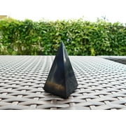 Karelia Creations Shungite Pyramid 3.5-inch Polished Reiki Charged EMF Protection Powered Gag Toy for all Age Groups