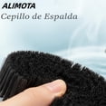 thumbnail image 2 of ALIMOTA Silicone Body Scrubber, Cepillo Corporal con Mango de Pl&aacute;stico, 4 Cabezales (2 de Silicona, 2 de Pelo), para Ba&ntilde;o y Limpieza Corporal, Color Negro, 2 of 8
