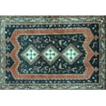 thumbnail image 1 of Ahgly Company Indoor Rectangle Persian Light Blue Traditional Area Rugs, 8' x 10', 1 of 4