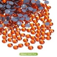 thumbnail image 3 of Uxcell Strass Hotfix de cristal plano para manualidades, ropa, decoración DIY Naranja 3.2mm, 3 of 5