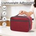 thumbnail image 2 of GYEUKHAM Kids Lunch box Insulated Soft Bag Mini Cooler Back to School Thermal Meal Tote Kit for Girls,Boys,Deep Red, 2 of 7