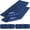 Navy, variant on Cot Mattress Topper (Improved Thickness), Foam Quilted Pads for Camping, Soft Comfortable Sleeping Cot Mattress Pad Only, Camping Pad 75"x30" for Camp Cot/Rv Bunk/Narrow Twin Beds, Navy