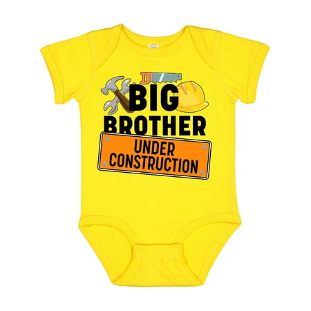 

Inktastic Big Brother Under Construction Gift Baby Boy Bodysuit