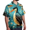 thumbnail image 2 of Platypus Men's Printed Casual Button Down Short Sleeve Beach Shirts, 2 of 6