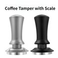 thumbnail image 3 of Apisonador de café JINMJMXG Base plana de acero inoxidable calibrada 30 lb negra 53 mm, 3 of 4