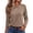 Camel, variant on Women's Leopard Plaid Raglan Long Sleeve T Shirt Casual Loose Crew Neck Tops with Color Block Comfortable Fall Fashion Blouse