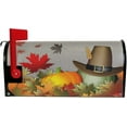 thumbnail image 2 of Thanksgiving Pumpkin with Hat Autumn Fall Leaves Magnetic Mailbox Cover Oversized for Garden Yard Outdoor Decorations-20.8" x 25.5", 2 of 5