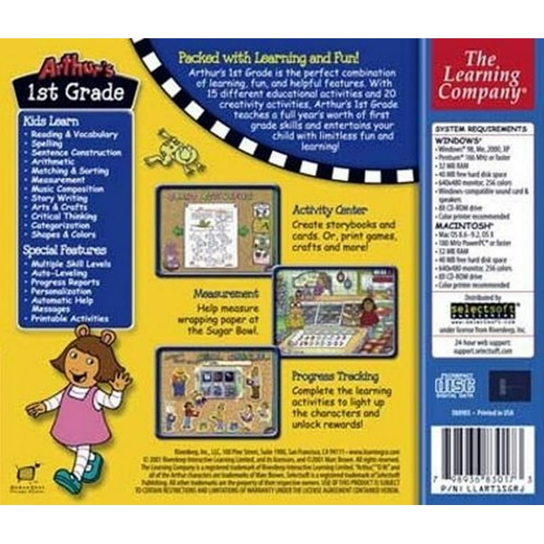 Arthur's 1st Grade - Mac, Win - CD - English - Walmart.com