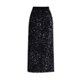 thumbnail image 4 of Delliss Women's Slim Fit Casual Trendy Solid Color Sequin Skirt Ankle Length, 4 of 8