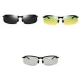 thumbnail image 1 of 3x Polarisierte Sonnenbrille Herren UV400 Brille Grau Polarisiert Zulema Gafas de sol polarizadas para hombre, 1 of 8