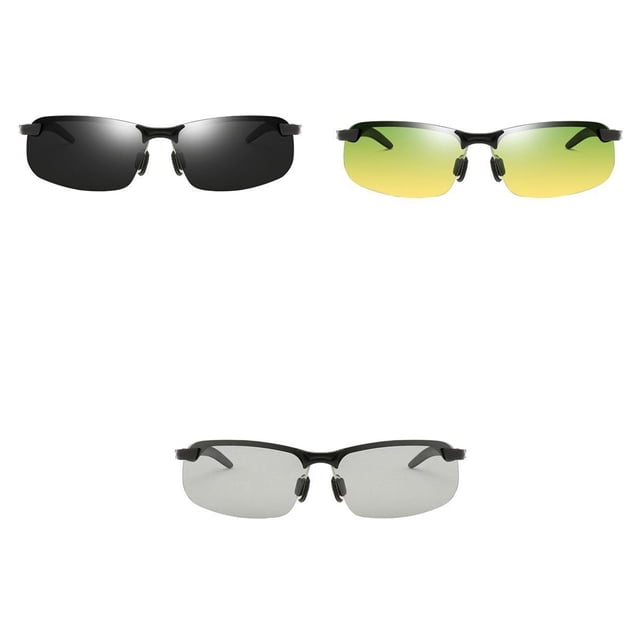 3x Polarisierte Sonnenbrille Herren UV400 Brille Grau Polarisiert Zulema Gafas de sol polarizadas para hombre
