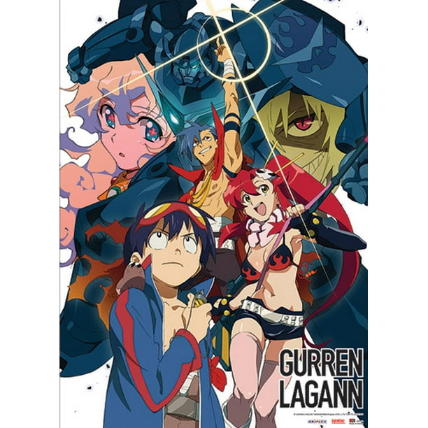 Wall Scroll Gurren Lagann New Anime Kamina Simon Yoko Art Group