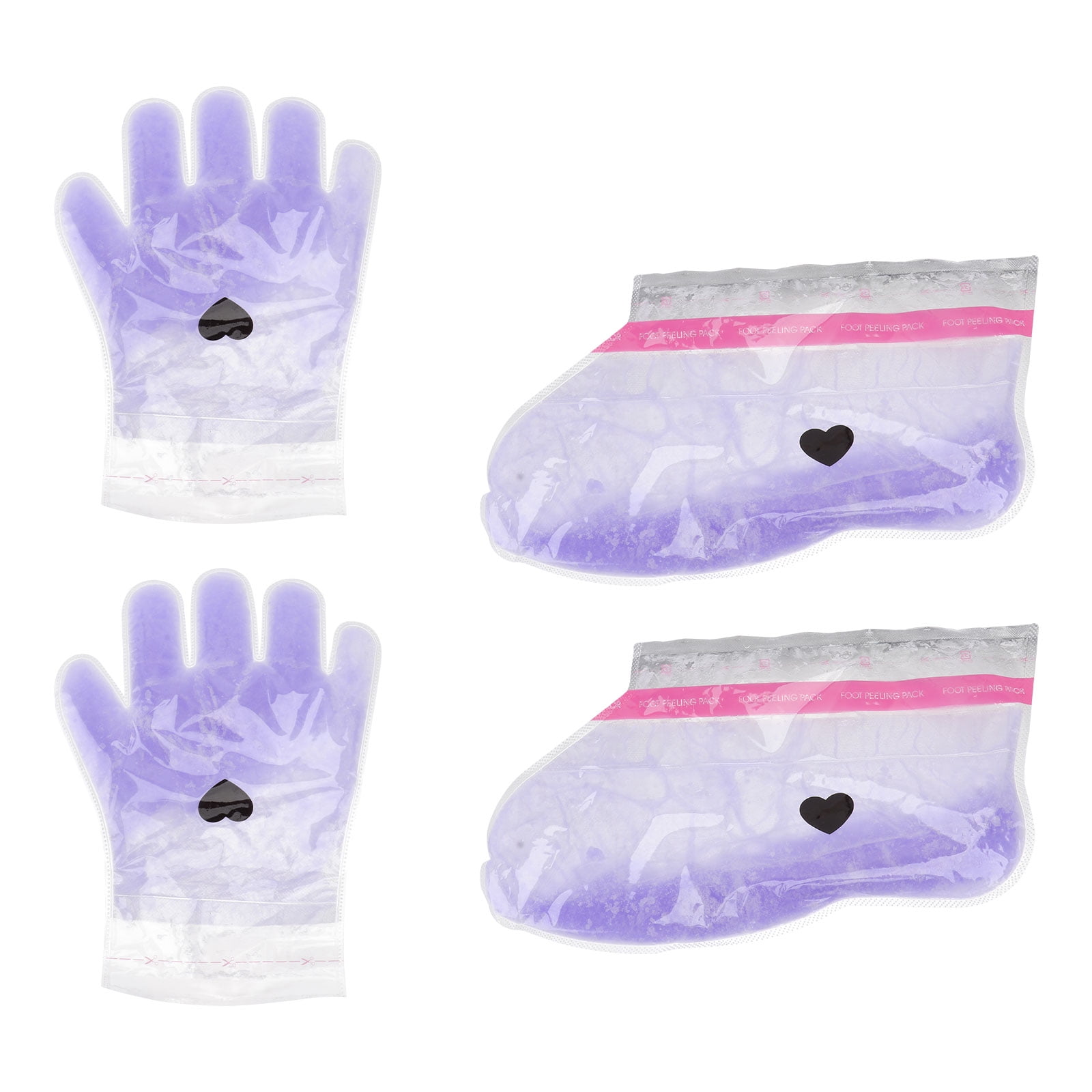 2 Pairs Hand Wax Feet Wax Cover Lavender Paraffin Therapy Care Cover (Purple)