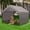 Gray Dog Tent (XLarge Size), variant on Extra Large Dog House Outside, Dog Tent Outdoor, Big Dog Shade Shelter Doghouse Canopy, Water Resistant Dog shelter with Ground Nail, Gray Sun Rain Cover for Pet Cat Livestock 4'x 4'x 3.3