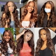 thumbnail image 4 of Hair Bundles MAMART Body Wave, 30 cm, 35 cm, 40 cm, marrón #4, 4 of 9